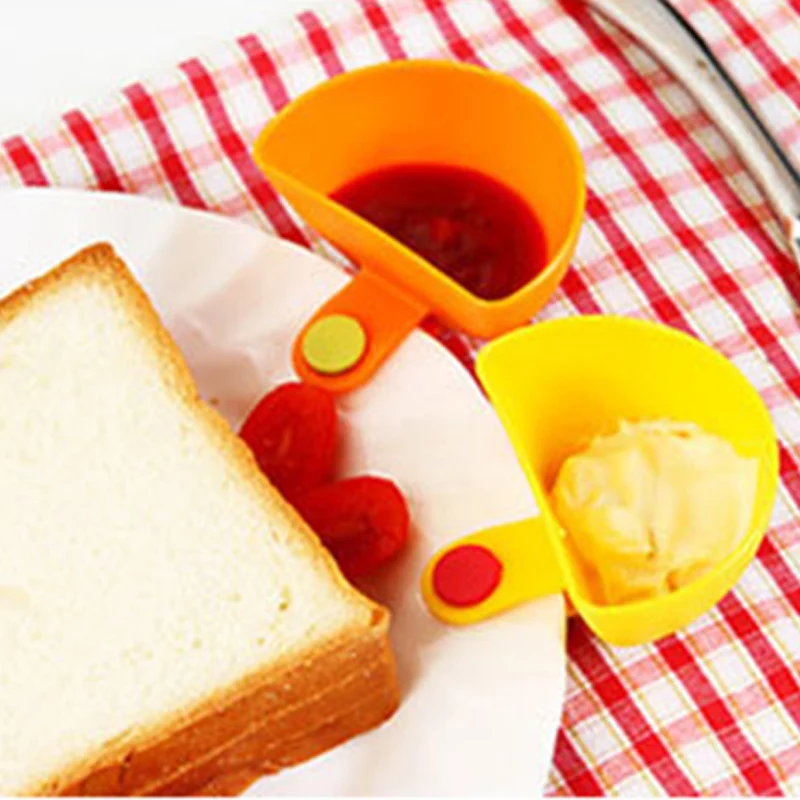 Buy New 1Pc Portable Assorted Salad Saucer Ketchup Jam