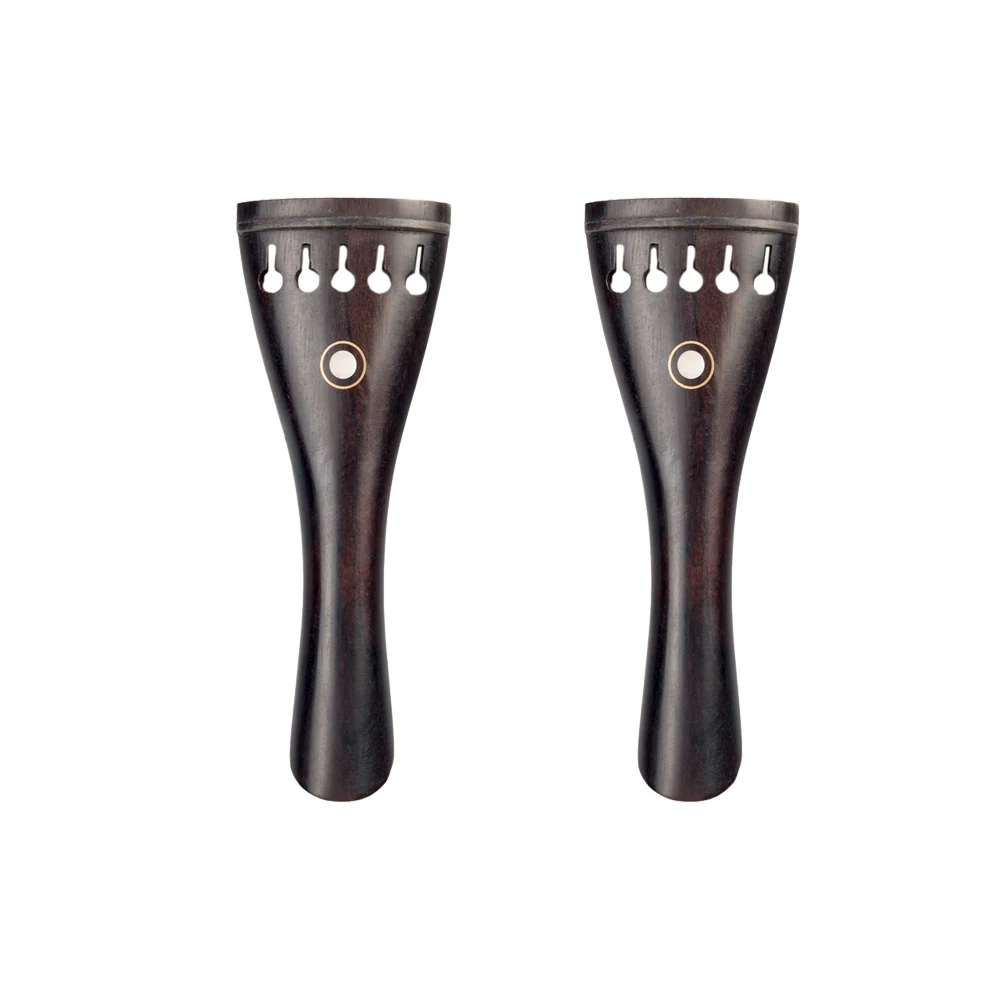 2PCS Ebony 5 String Violin Tailpiece For 5 String Violin / 5 String