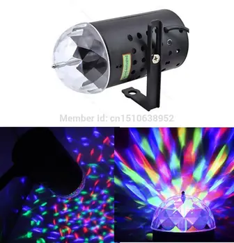 

3W Crystal Magic Ball Laser Stage Light For Party Disco Bar Lighting Bulb Show