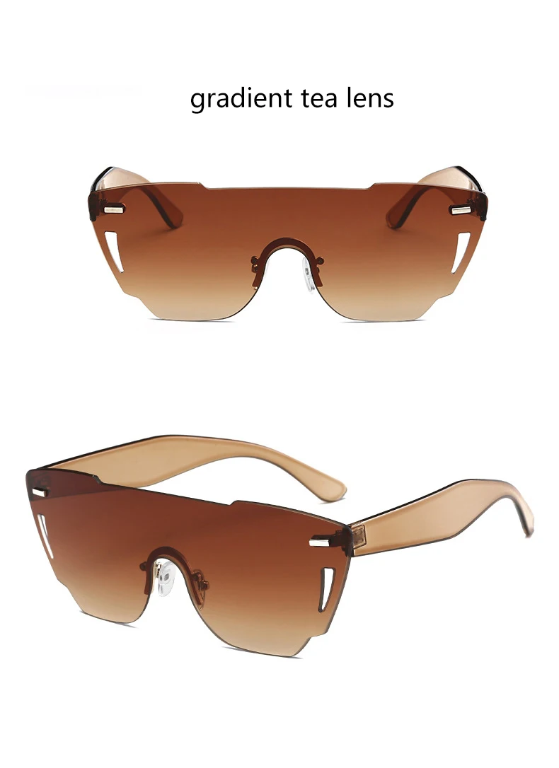 Candy Color Sunglasses Flat Top Rimless Sunglasses HTB1z4BzRXXXXXcSXVXXq6xXFXXXA - Candy Color Sunglasses Flat Top Rimless Sunglasses