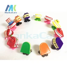 20 Pcs Toys wholesale spring Creative Dental Gift Dental Funny Wind-up Bouncing Teeth Toy Dentist Toy Dental Jump tooth teeth