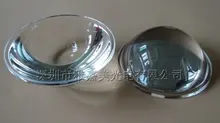 Diâmetro da lente de vidro óptico 64 MM plano lente convexa,