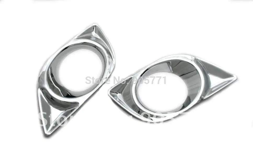 

High Quality Triple Chrome Plated Fog Light Cover for Nissan Versa Sedan 2012 Up Free Shipping