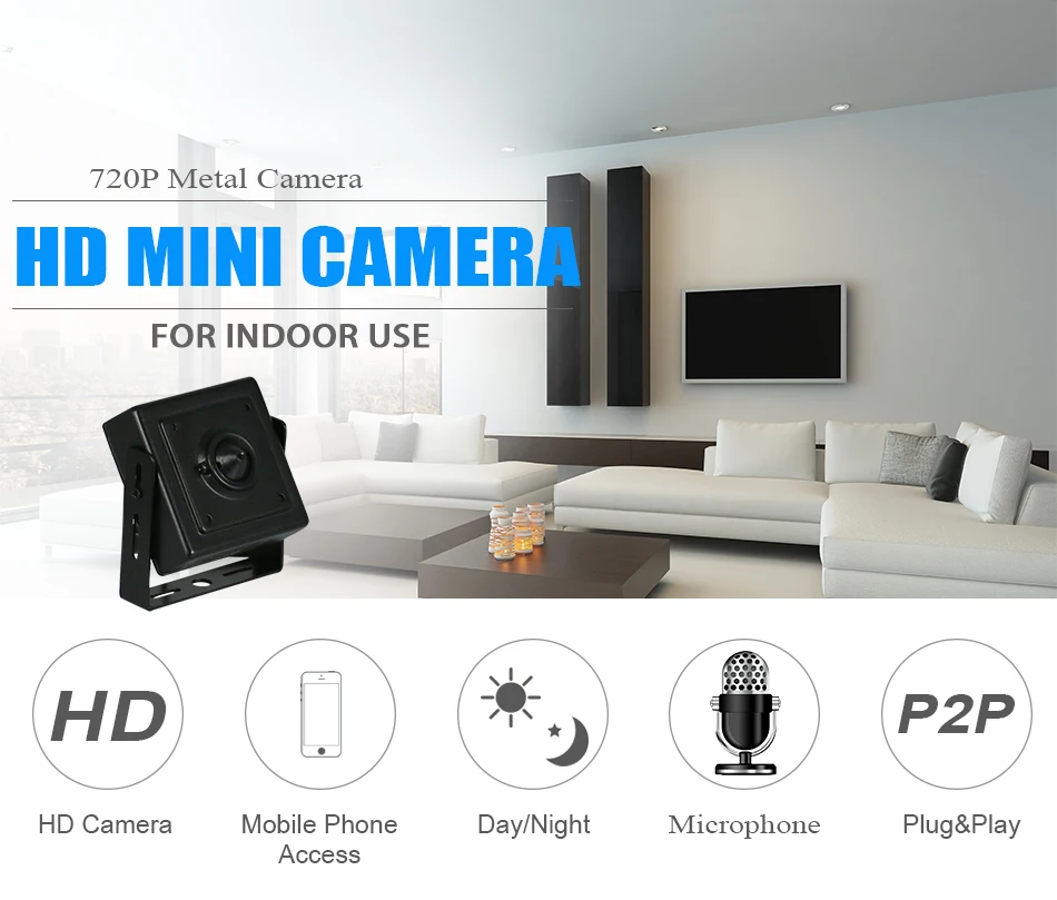 Hiseeu HD 720P 1.0MP CCTV камера безопасности IP с микрофоном домашняя сетевая камера видеонаблюдения P2P мобильный доступ