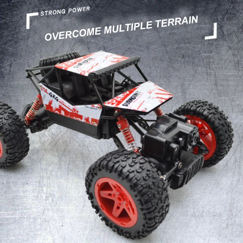 RC автомобиль 1/18 4WD Rock Crawlers 4x4 вождение автомобиля двойные двигатели привод пульт