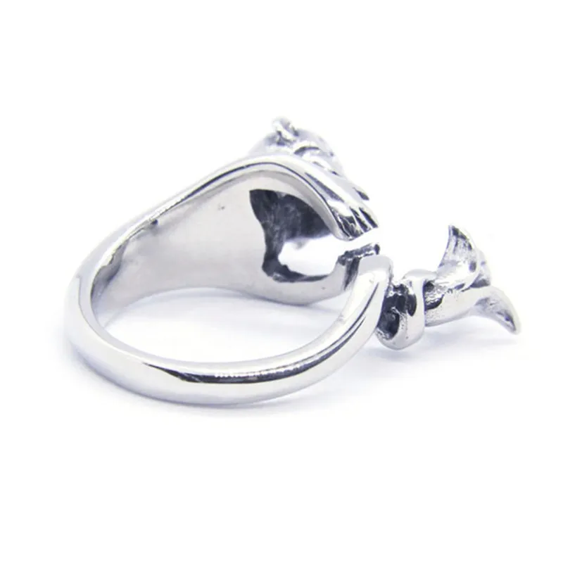 Rany&Roy Newest Animal Monkey Ring 316L Stainless Steel Jewelry Fashion Lovely Monkey Ring 4