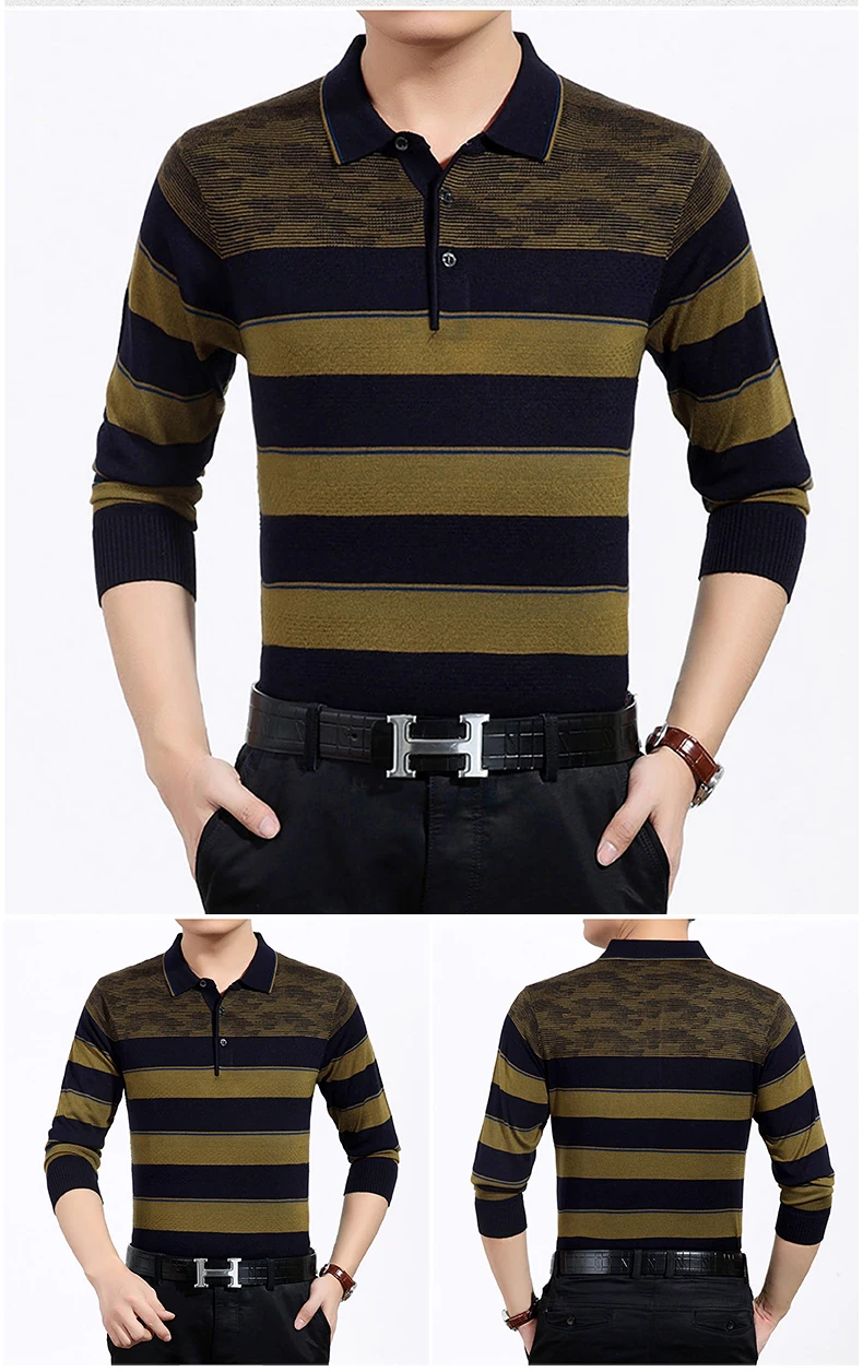 brand new casual social striped pullover men sweater shirt jersey clothing pull sweaters mens fashion male knitwear 318