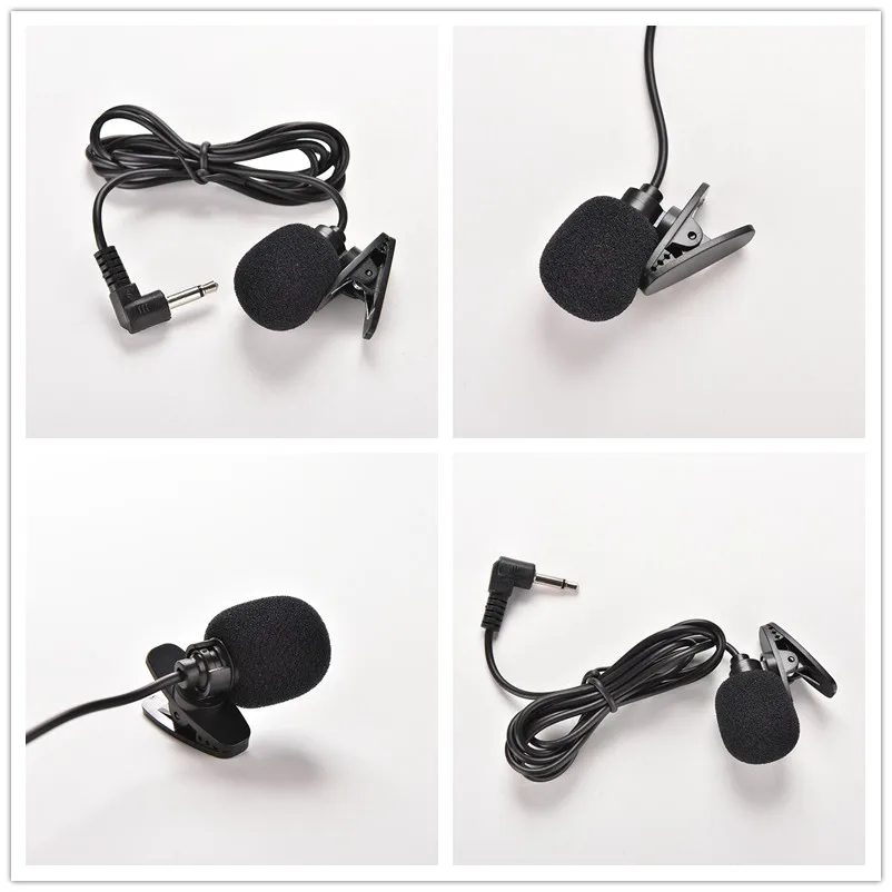 

1PC 3.5mm Active Clip Microphone with Mini USB External Mic Audio Adaptor Cable for Go Pro Hero 3 3+ 4 Sports Camera Laptop PC