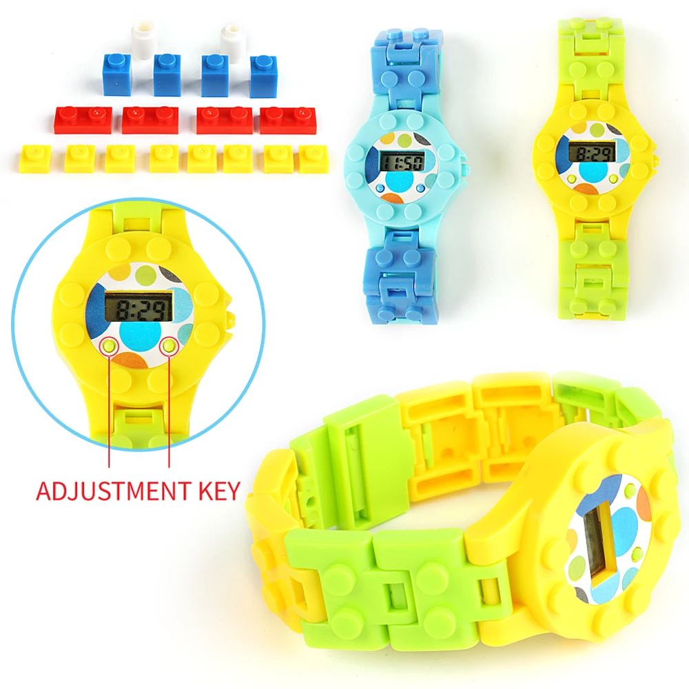 Digital Children Watch Building Blocks Baseplate Compatible Legoed Enlighten Bricks Base font b Figures b font