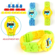 Digital Children Watch Building Blocks Baseplate Compatible Legoed Enlighten Bricks Base font b Figures b font
