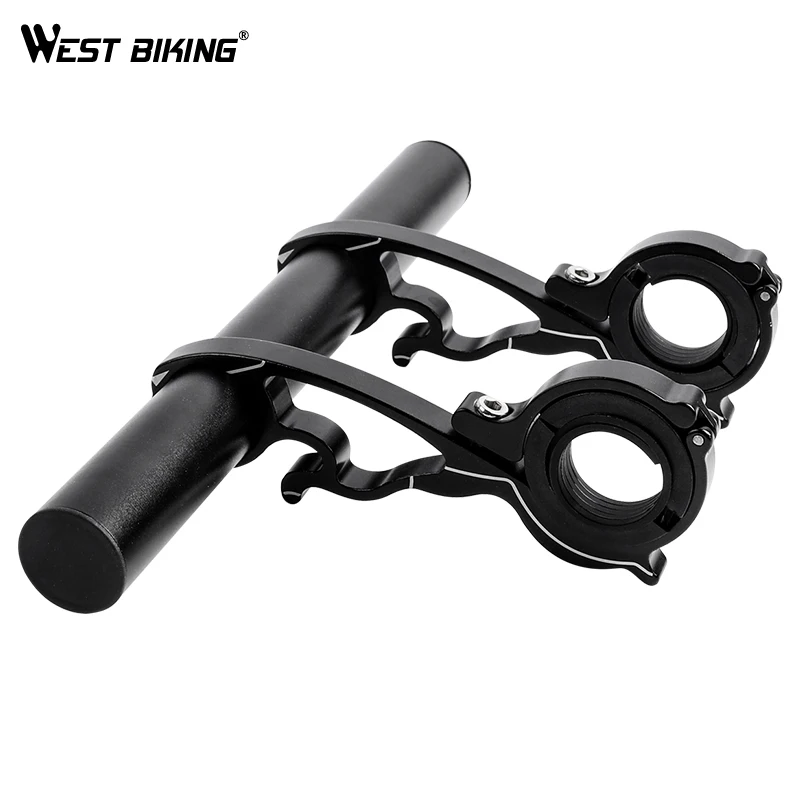Buy WEST BIKING 20 32MM Road MTB Bike Handlebar Extended Bracket Light Mount