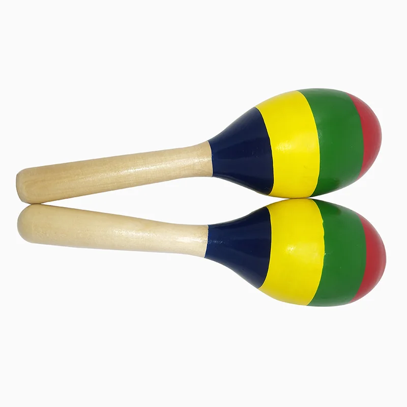 Maracas wooden children rattle rattle hammer baby cradle musical