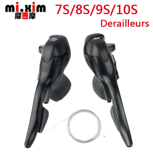 

Mi.xim7/8/9/10/11 Speed Road Bike Shifters 21/24/27/30/33 Speed conjoined DIP Mountain Cheap Bike Derailleurs Parts durable