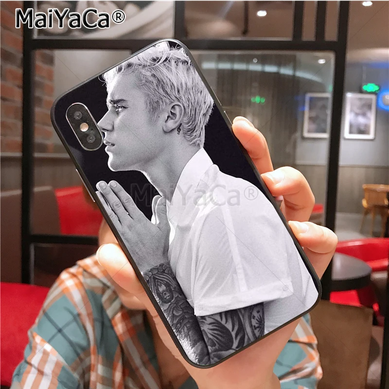 MaiYaCa J.B Justin Bieber New ArrivalFashion phone case cover for Apple iPhone 8 7 6 6S Plus X 5 5S SE 5C cass