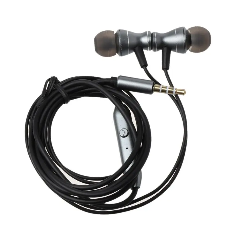 

3.5mm Stereo Earphone Headset Headphone with Mic for Samsung iPhone Xiaomi 5Hz-25000 Hz
