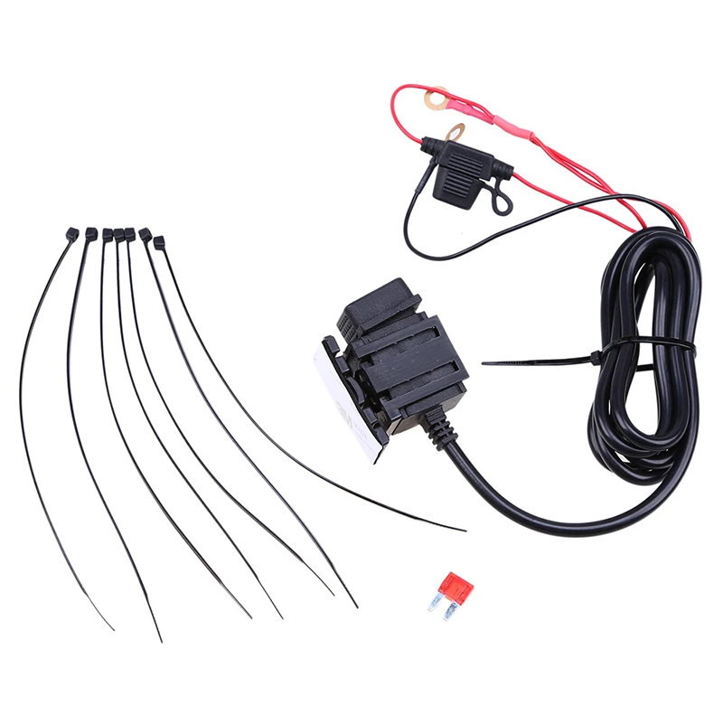  Universal Motorrad USB Ladegerät Adapter Elektrische Fahrrad Bike Lenker Netzteil Port Outlet Steck