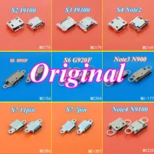 1 шт мини-порт зарядки Micro USB Мощность Jack для samsung Galaxy S2 S3 S4 S5 S6 S7 7pin 11pin Note 2 3 4 USB разъем