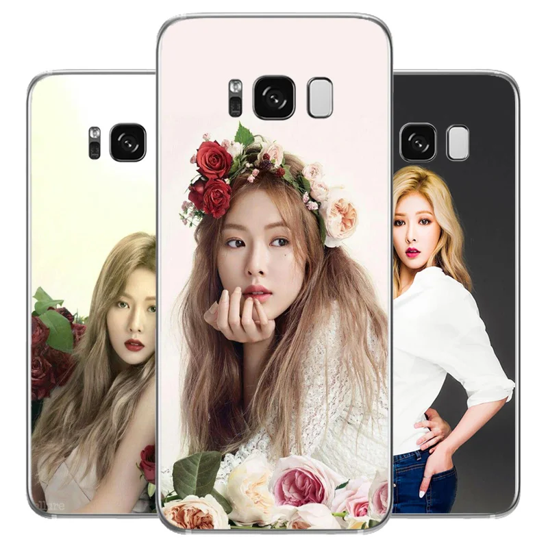 

DREAMFOX N064 Hyuna Soft TPU Silicone Cover For Samsung Galaxy Note S 3 4 5 6 7 8 9 Edge Plus Grand Prime Case