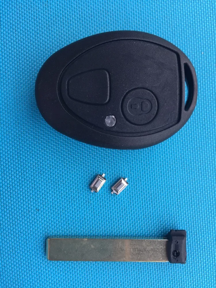 Key Case Car Key Shell Car Remote Key Car Key Key Shell For Rover 75 MG ZT Replacement 2 Buttons Remote Key FOB Shell Case Uncut Blade +2Pcs Micro Switches Car Accessories Auto Parts