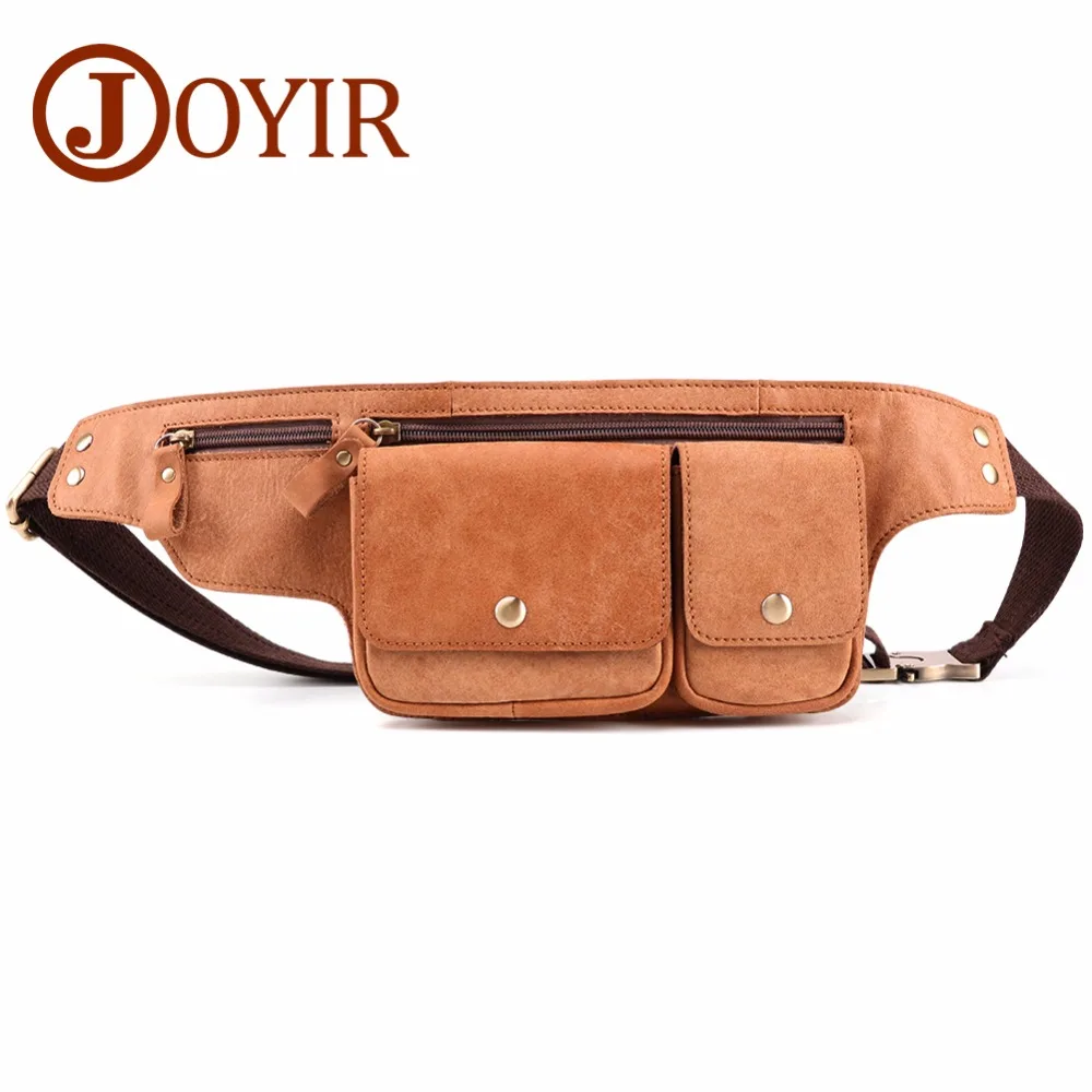 

JOYIR Men Leather Chest Bag Vintage Genuine Leather Casual Phone Pouch Crossbody Bags Travel Messenger Shoulder Bags Bolsos 6411