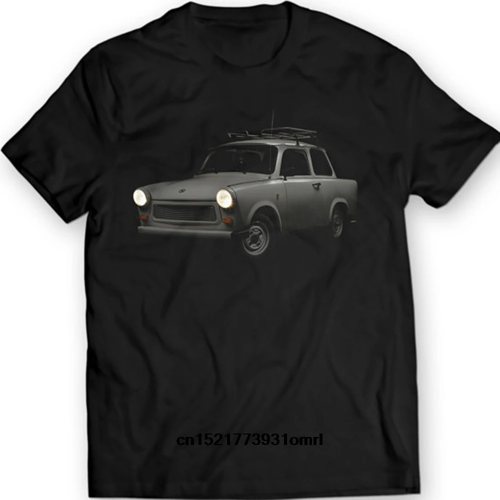 Для мужчин футболка Trabant 601 завод заксенринг траби 600 автомобильный черный s 4XL wo