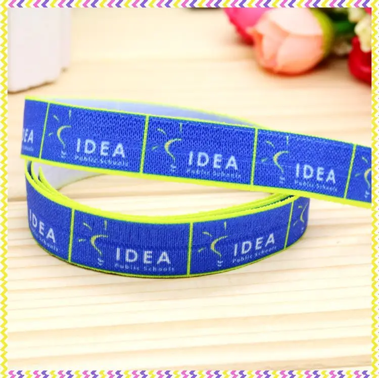 5/8 дюймов Бесплатная доставка эластичная FOE idea напечатанная повязка на голову diy