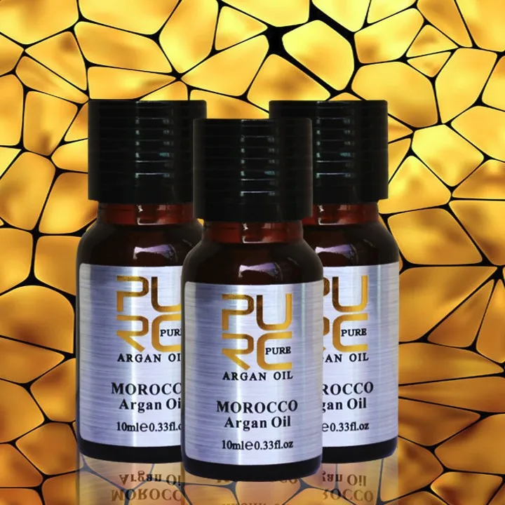 Очищающее масло для ухода за кожей и волосами, аргановое масло для восстановления поврежденных волос и сухой кожи, 3 бутылки в упаковке,, подарки