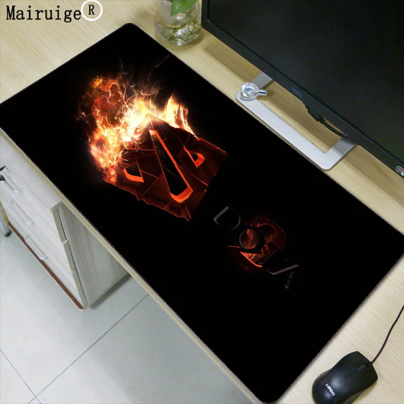  Mairuige DOTA2 Free Shipping Large Gaming Mouse Pad Big Locking Edge Keyboard Desk Mousepad Mat Gam