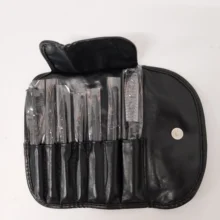 Pro 7 шт. набор кистей для макияжа Пудра основа тени для век макияж кисти Косметика Мягкие синтетические волосы с полиуретановым кожаным чехлом