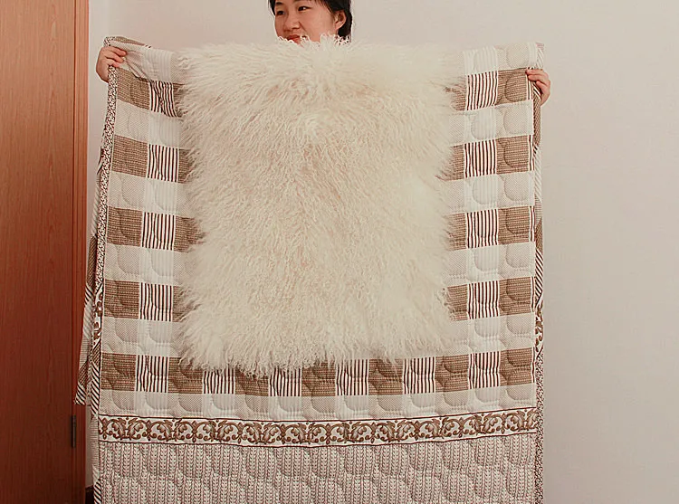 tibet sheep fur rug carpet mattress (8)