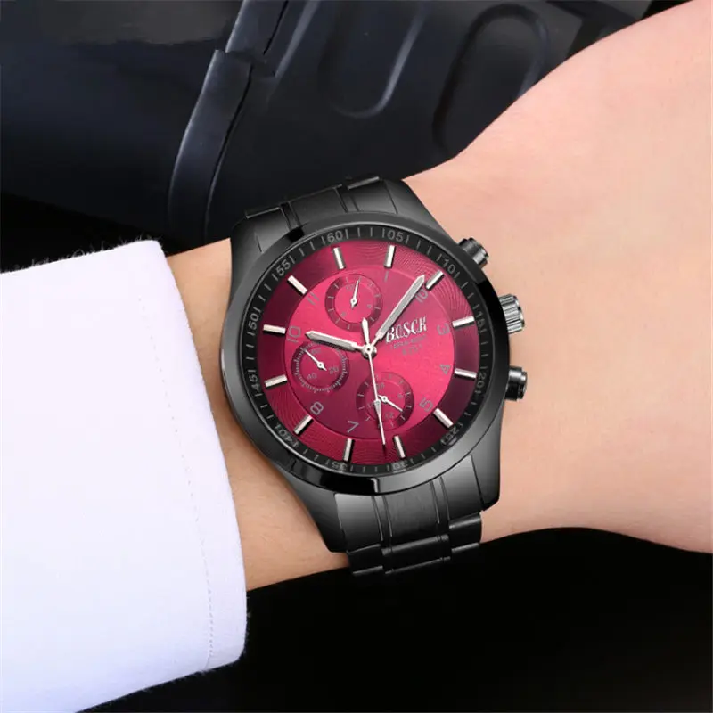 

Watch male student edition waterproof real belt calendar night light wrist watch fashion trend leisure atmosphere quartz