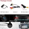 Car Front View Parking Camera RCA Plug Wide Angle Waterproof Rear View Reverse Backup for Dash Monitor Head Unit ► Photo 3/5