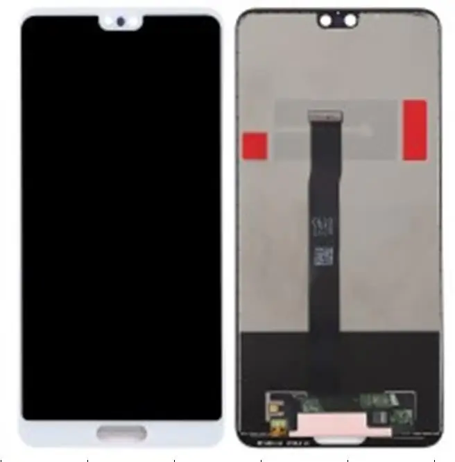 

LCD Screen and Digitizer Assembly Replacement Part for Huawei P20 (Non-OEM Screen Glass Lens, OEM Other Parts) - White