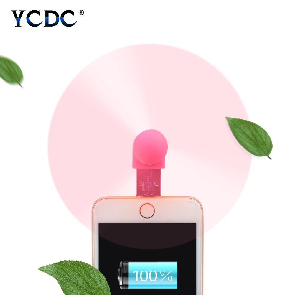 

YCDC 2-in-1 Mini Fan Combo USB+Micro USB For Samsung Xiaomi Huawei HTC Android OTG Smartphones USB Gadget Slient Strong Wind Fan