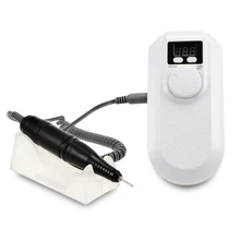 25000 об/мин Портативный электрический шлифовальный станок для ногтей набор низкий уровень шума педикюр для ногтей Инструменты с ЖК-экраном+ Регулируемая скорость