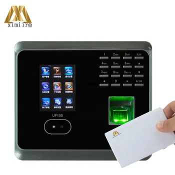 

ZK UF100plus TCP/IP WIFI Face And Fingerprint And Password Time Attendance MF IC Card Time Clock Biometric Time Recording