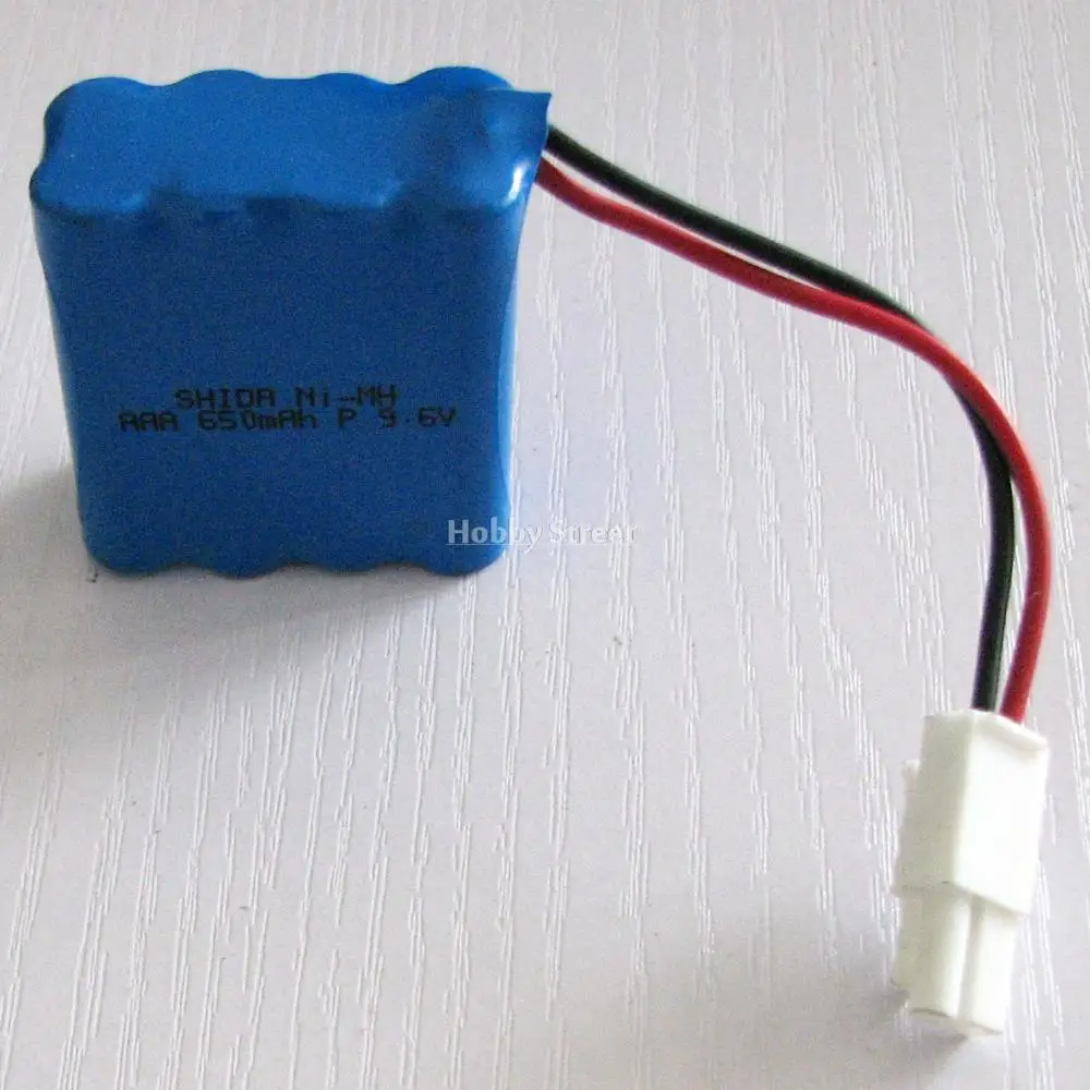 9.6V/650mAh Ni MH battery pack for RC model airplane Hobby Toy plane