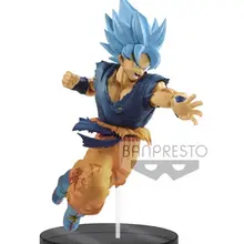 Banpresto Dragon ball Z Супер Сон Гоку конечные солдаты фильм синий бог Гоку фигура Juguetes Brinquedos кукла игрушка