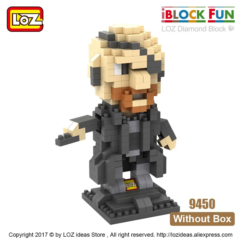 LOZ, алмазные блоки, супергерои, строительные блоки, Мини фигурки, Детские супергерои, кирпичи, пластиковые сборные игрушки для детей - Цвет: 9450 Without Box