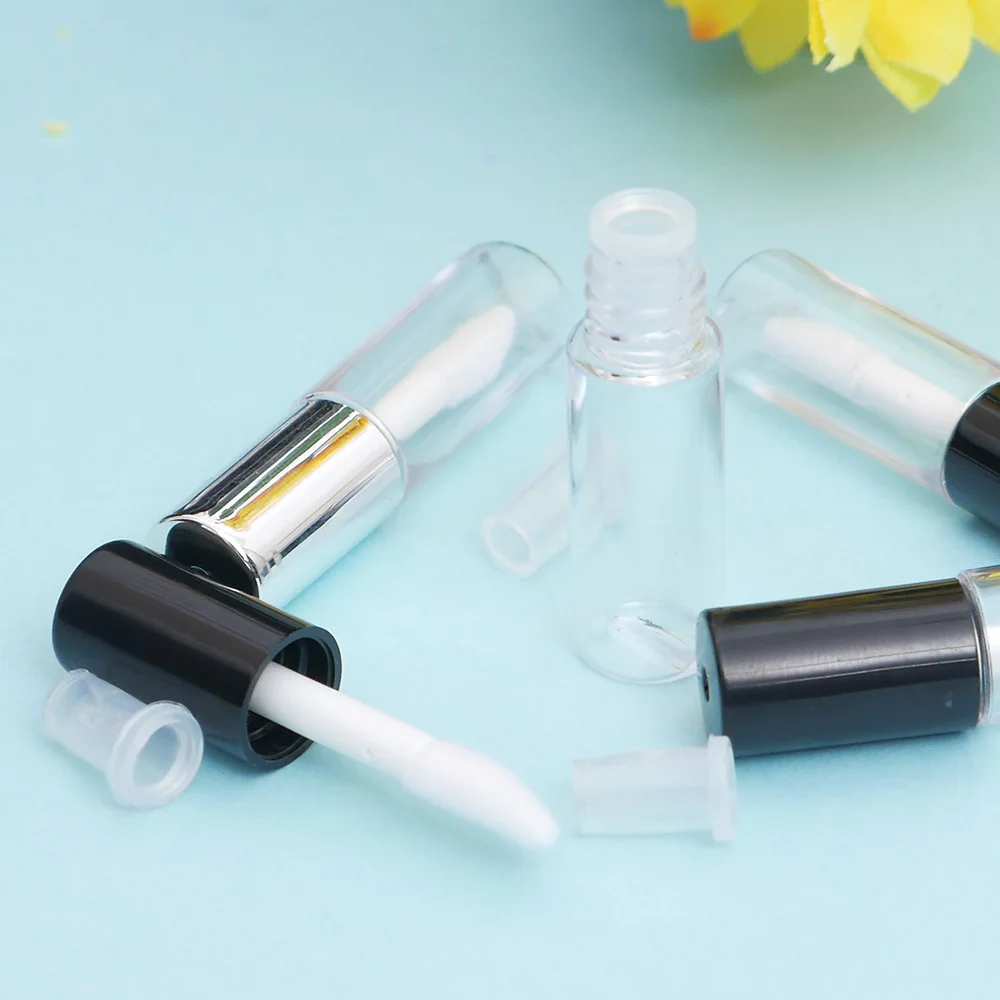 HHOT 1 2ML Mini Empty Plastic Clear Lipstick Tube Balm Bottle Container 5