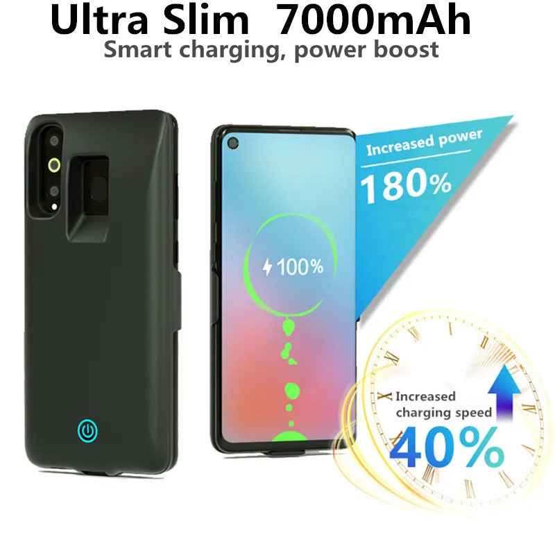 Battery Case Cover 7000mAh Portable Power Bank Pack Ultra Slim Fast Charger for Samsung Galaxy A8s Charging Case Battery Case Cover 7000mAh Portable Power Bank Pack Ultra Slim Fast Charger for Samsung Galaxy A8s Charging Case