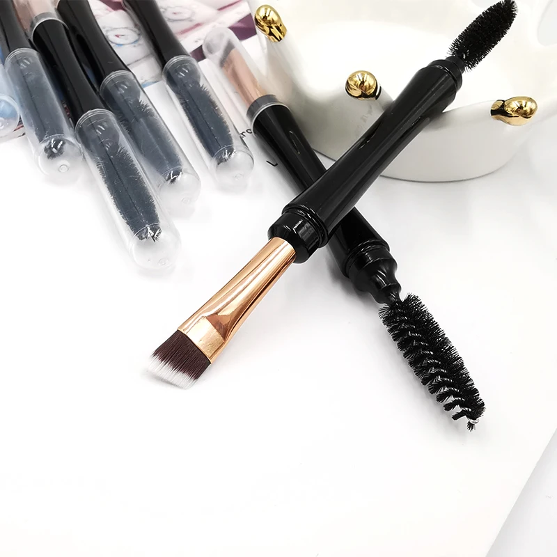 Двухсторонняя угловая кисть для бровей BBL Pro 1 шт. и Spoolie Brush формирования