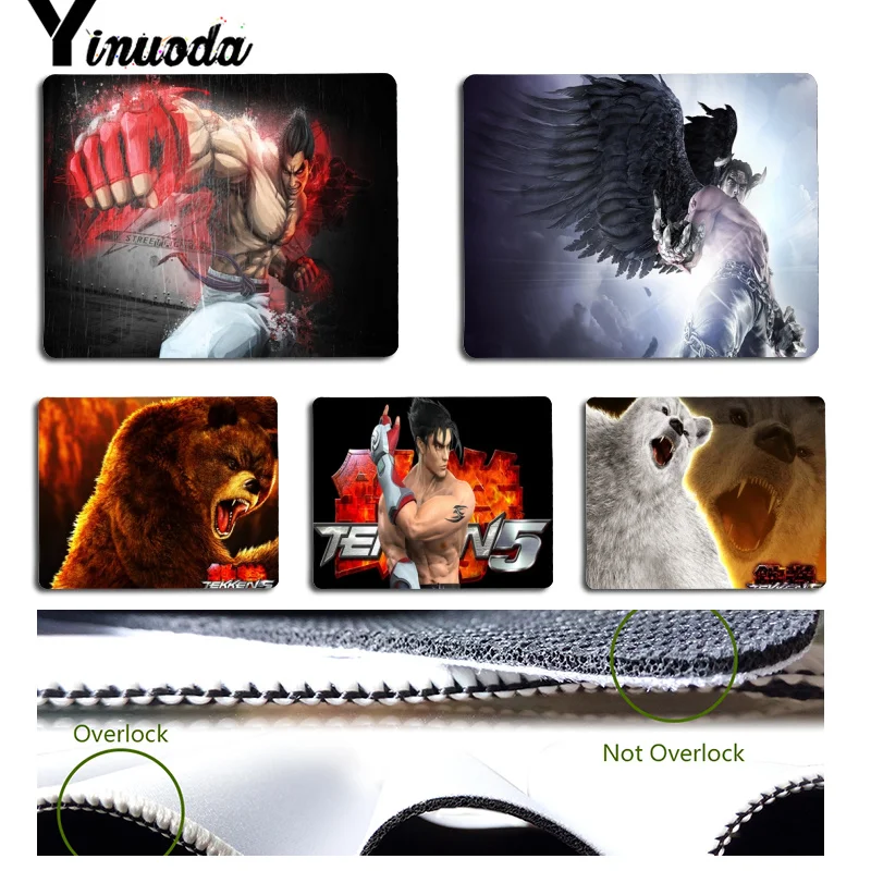 Yinuoda Tekken 5 Темный воскресения онлайн по индивидуальному заказу игровой коврик для