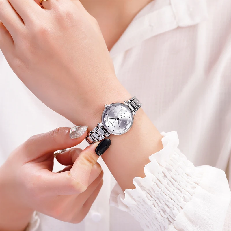 Модные женские водонепроницаемые кварцевые часы наручные часы роскошные золотые женские часы из нержавеющей стали повседневные женские часы браслет Reloj