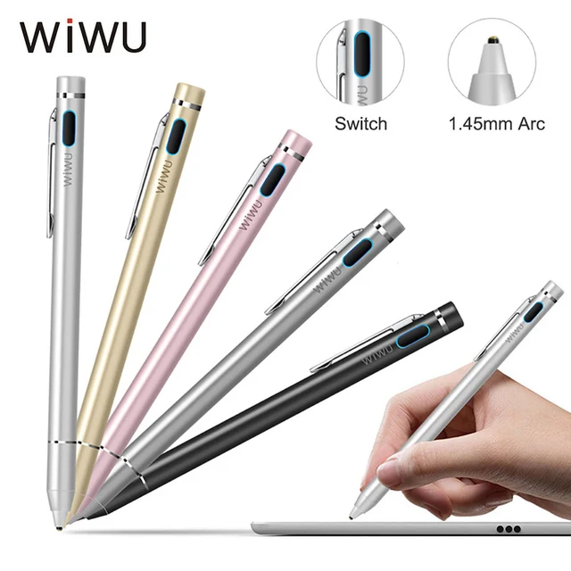wiwu universal active stylus pen metal capacitive touch screen touch pens