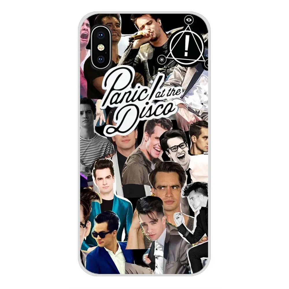 Для Samsung Galaxy A3 A5 A7 J1 J2 J3 J5 J7 2015 2016 2017 аксессуары чехлы для телефонов Panic at Disco Brendon urie