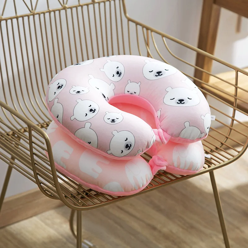 

Multi-Color Cartoon U Shaped Neck Pillow Comfortable travel pillow For Car Office Airplane Travel Accessories Drop shipping
