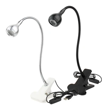

Black/Sliver USB Led Table Reading Lamp Light Flexible Foldable Eye Protection Desk Book Lamp White/Warm White For Children Kids
