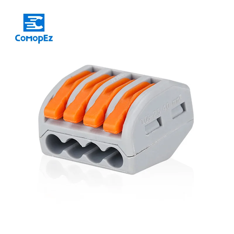 

2019 Special Offer Limited Wago 4pin Reusable Electrical Wire Cable Connector Terminals Mini Fast Connectors 10pcs/lot