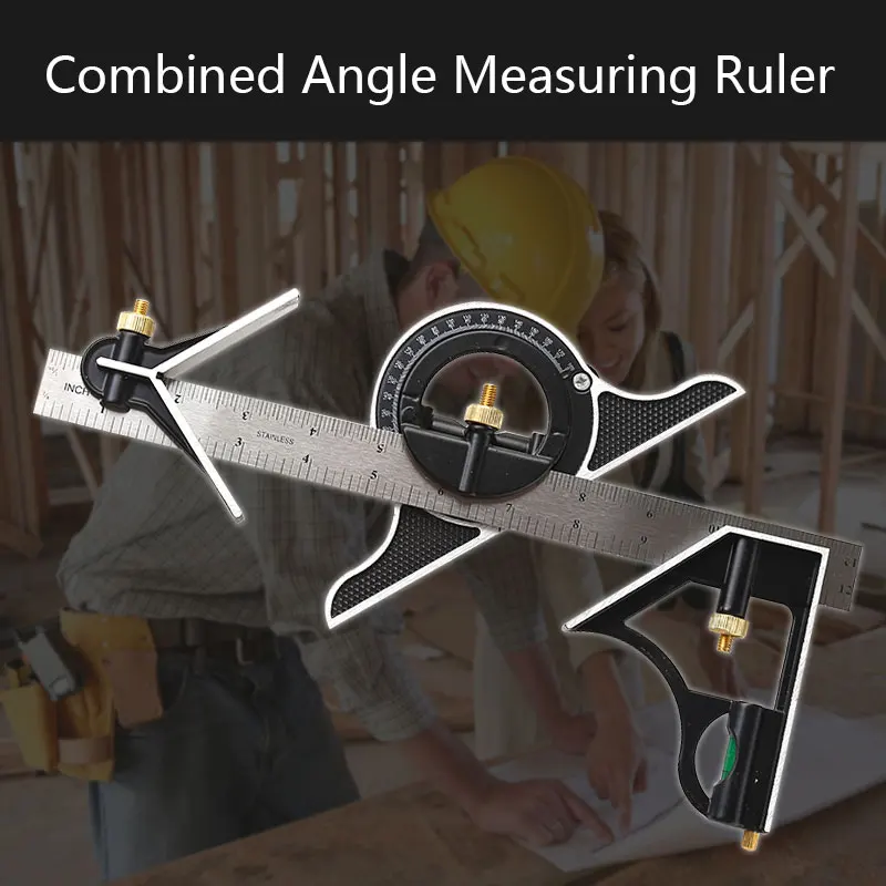 

3Pcs/Set Stainless Steel Square Measurement Ruler High-Grade Gauge